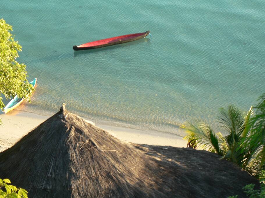 The beach front