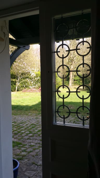 Vue sur le grand jardin
