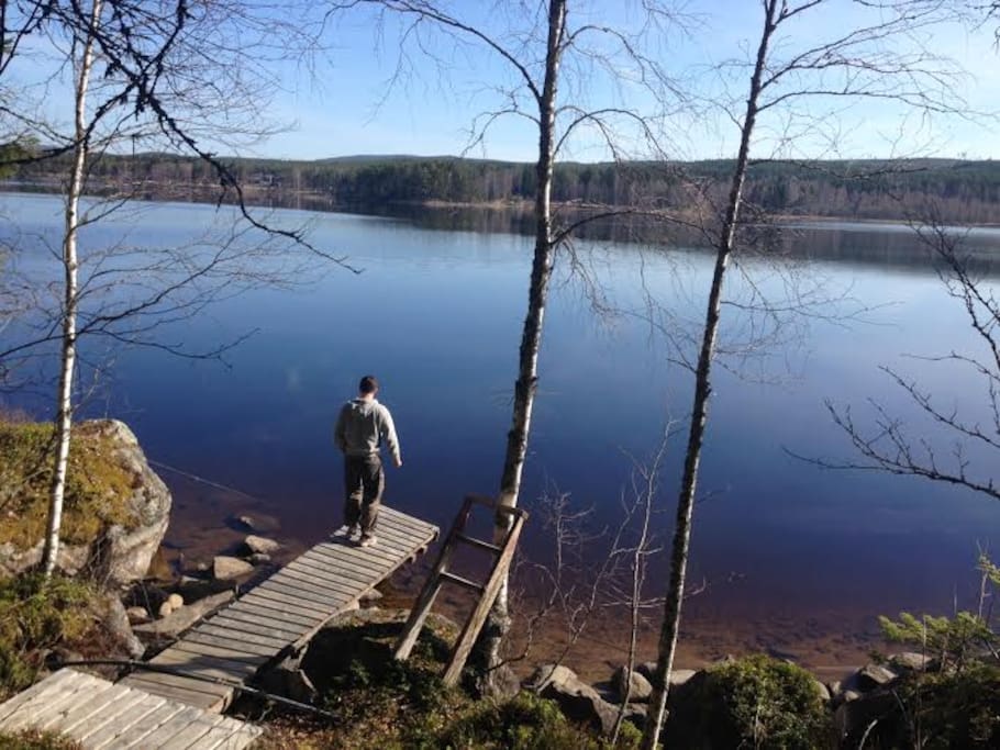 Your own place to swim in lake Hennan