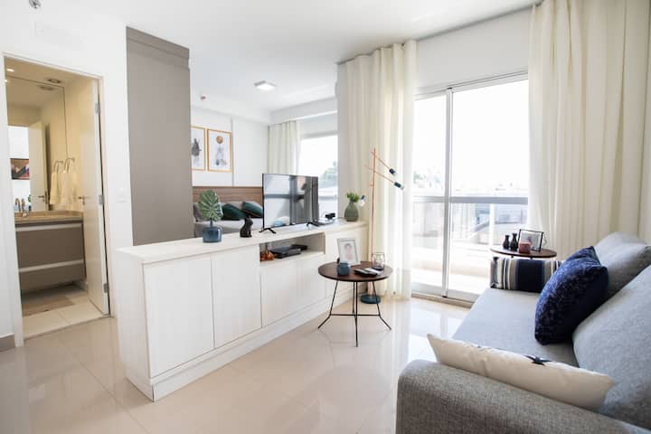 Apartamento 2 convidados, com piscina