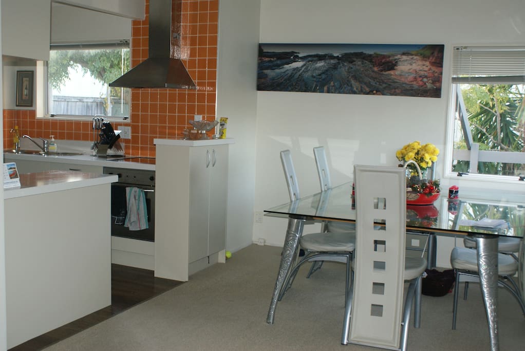 Dinning and kitchen area