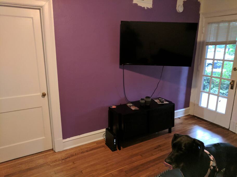 50" TV with cable and Netflix