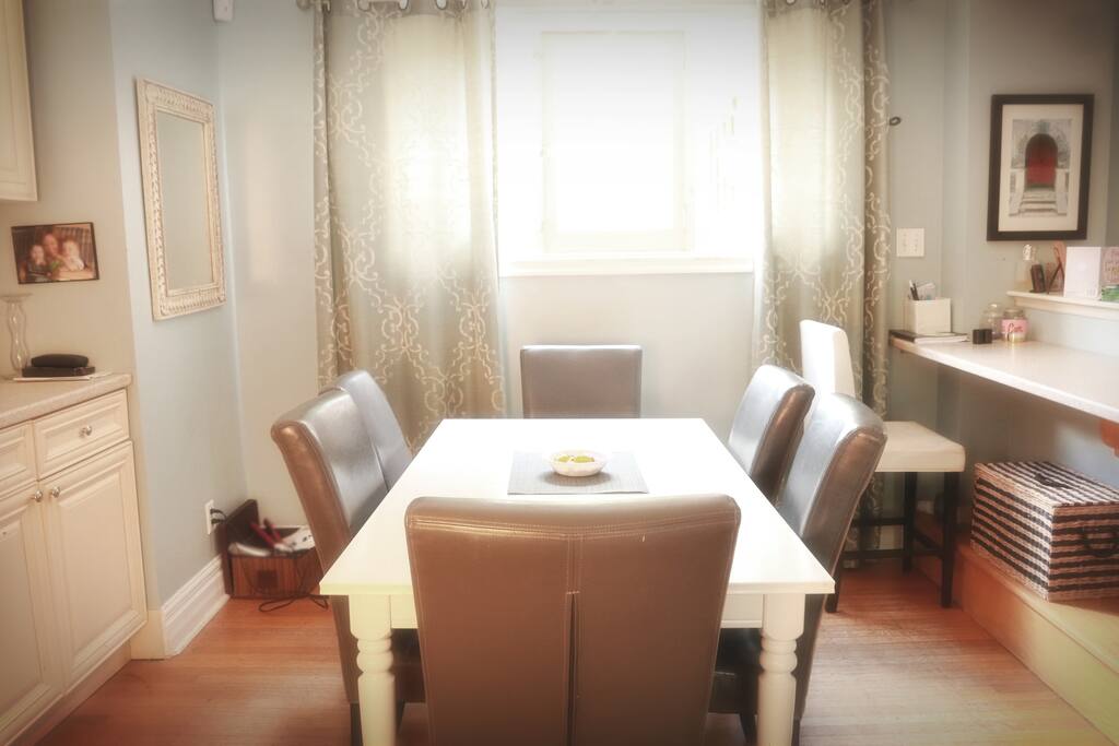 Dining room on the first floor.