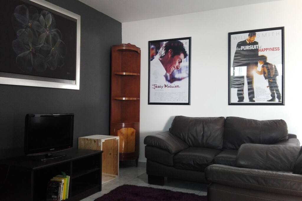 Un sala confortable para descansar