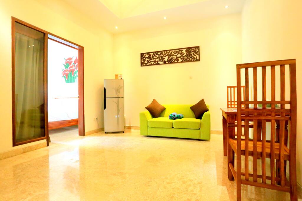 Kitchen and Living area