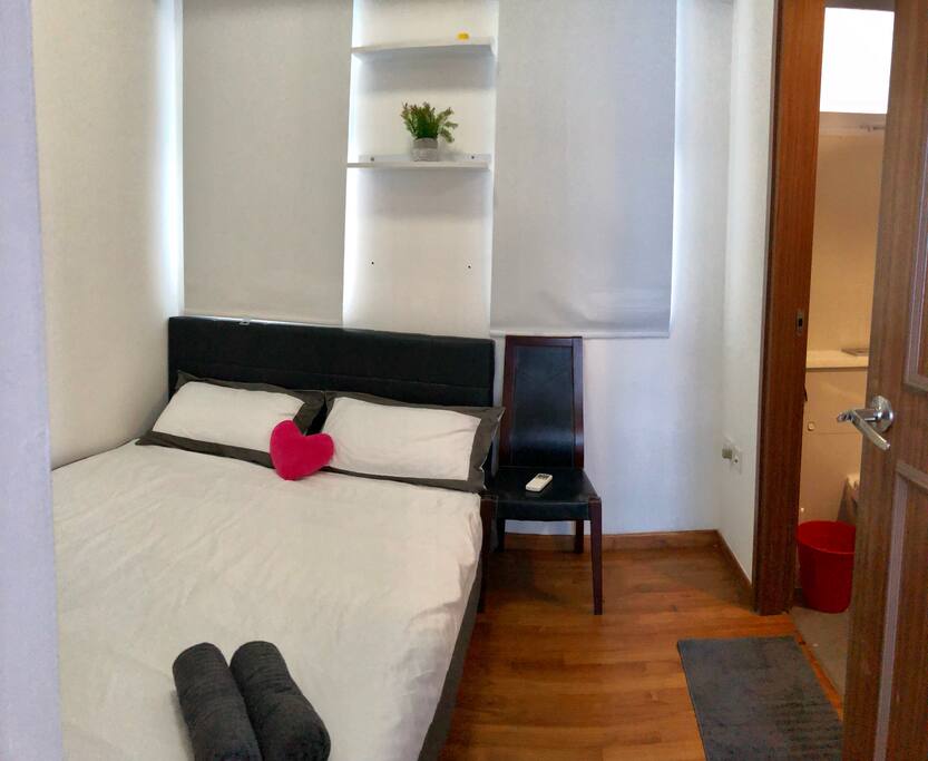 Master bedroom attached bathroom