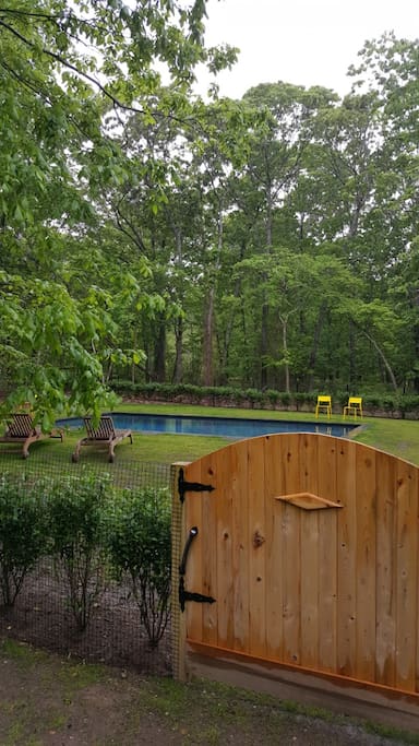 Heated Salt Water Gunite Pool
