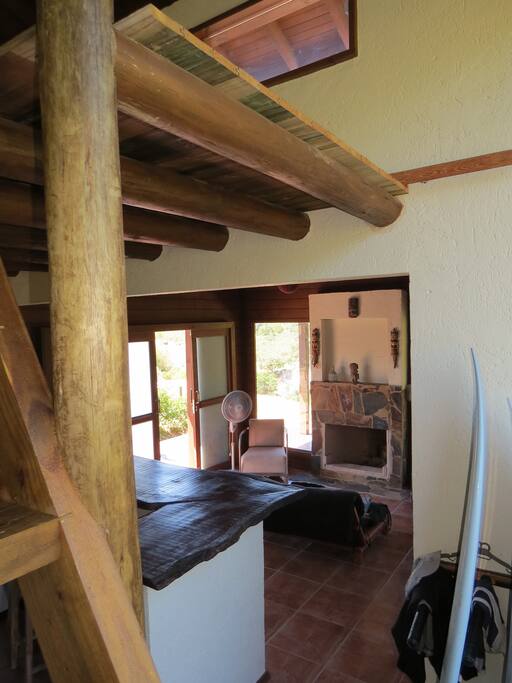 Vista dos quartos para a sala