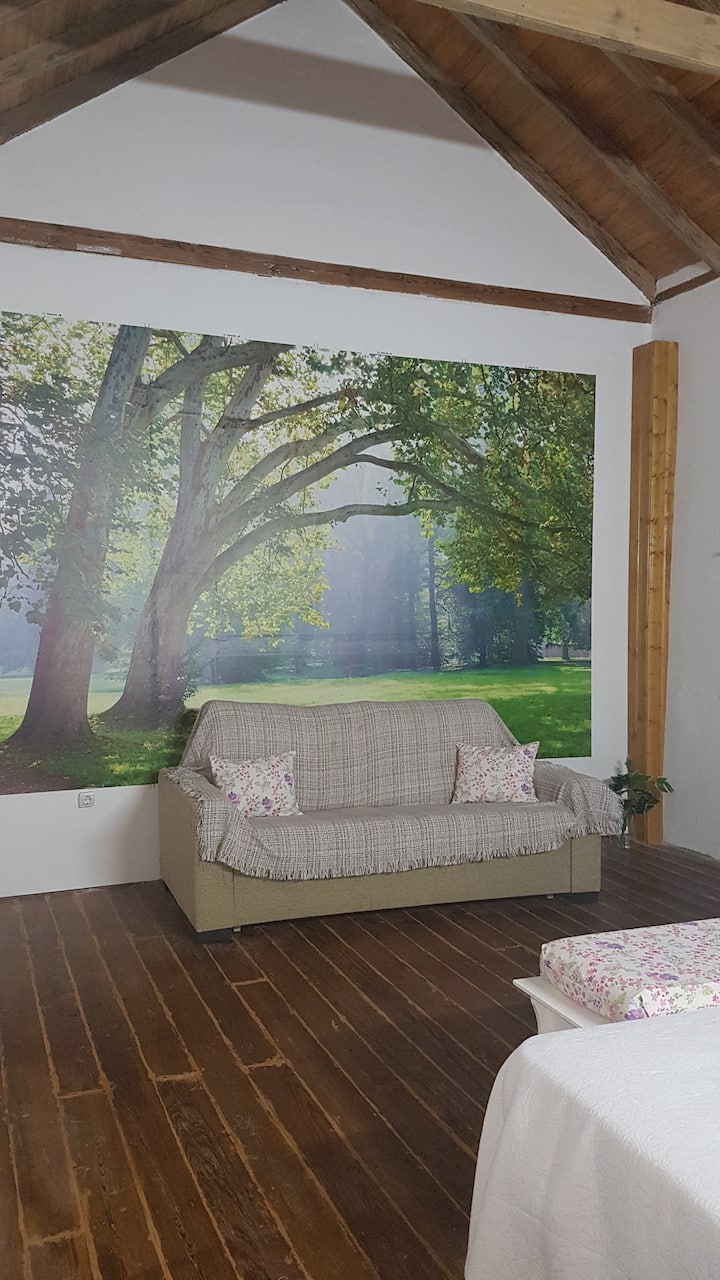 Master bedroom mural