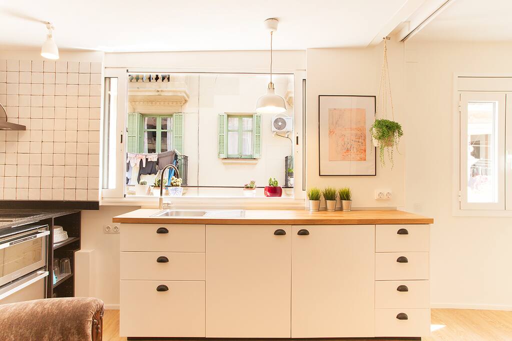 Kitchen with natural light!