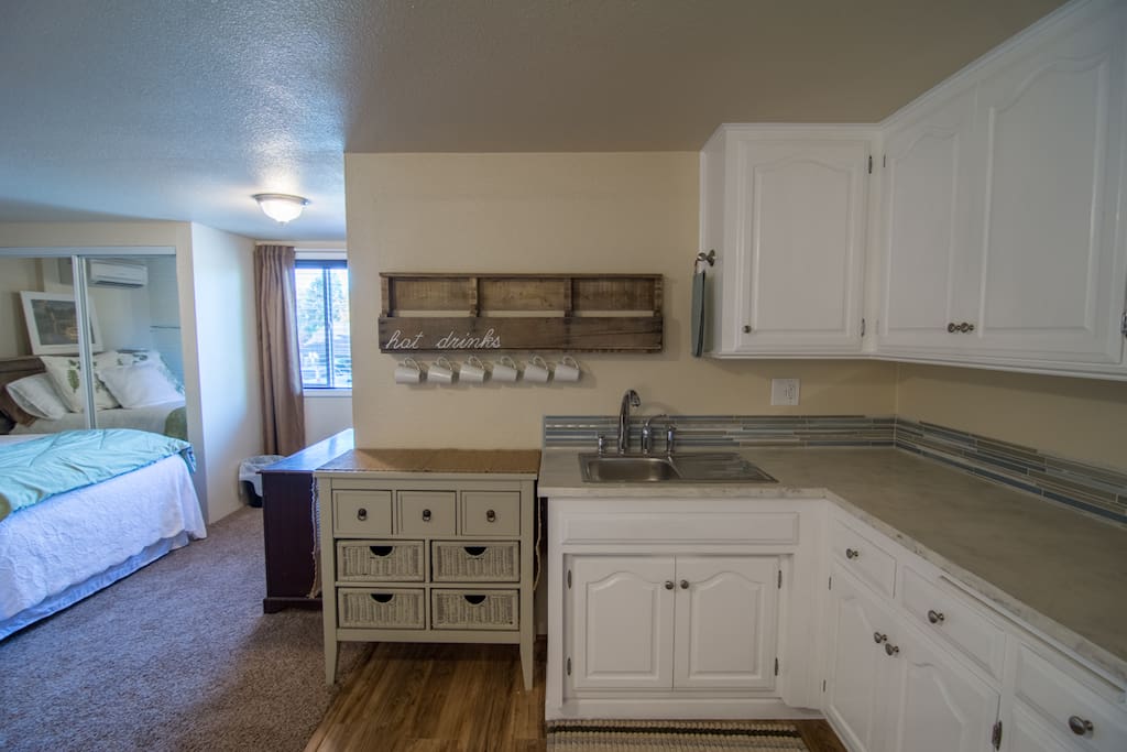 The kitchen...