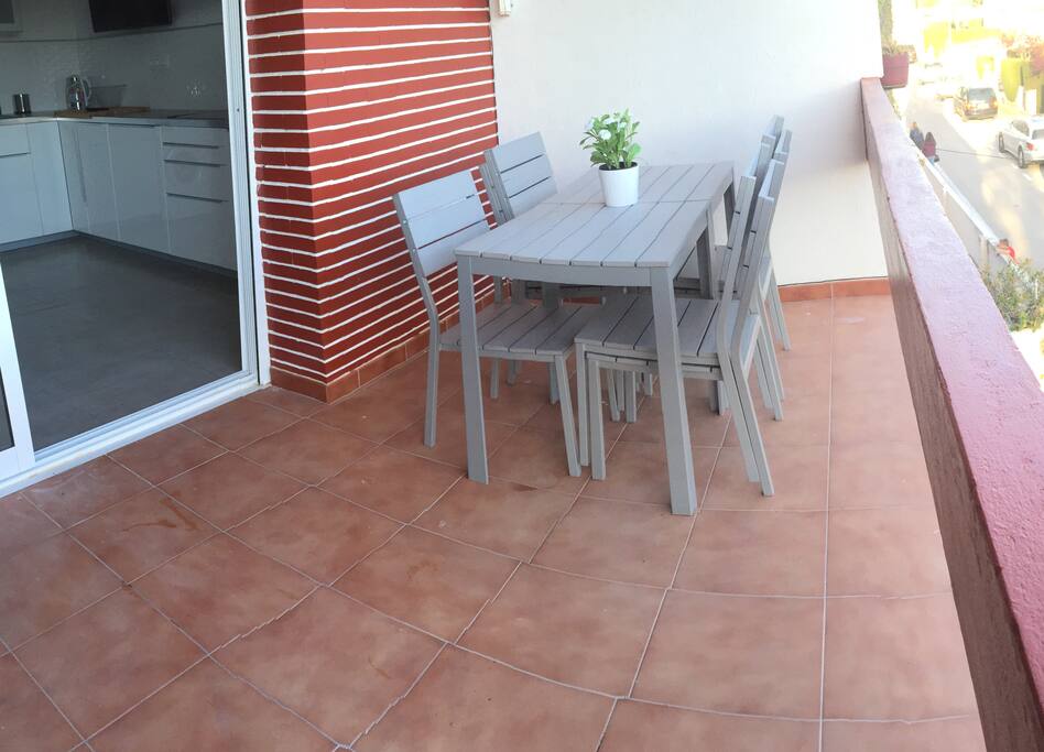 Amplia terraza
