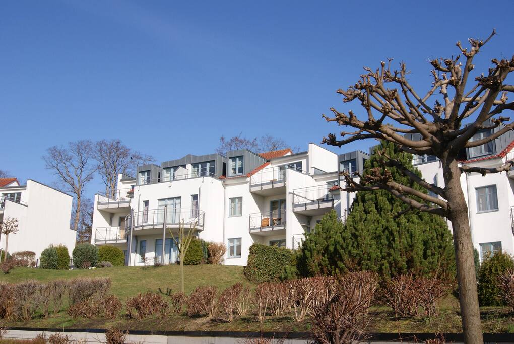 Die Residenz Bellevue. Whg 30 re. oben im Bild