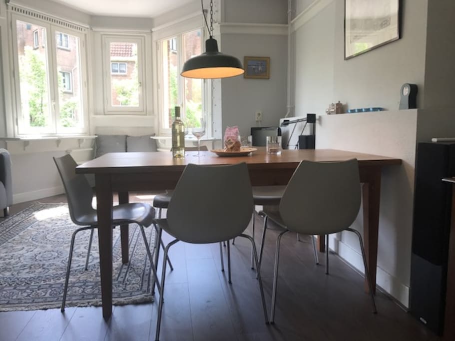 Dinner table in living room