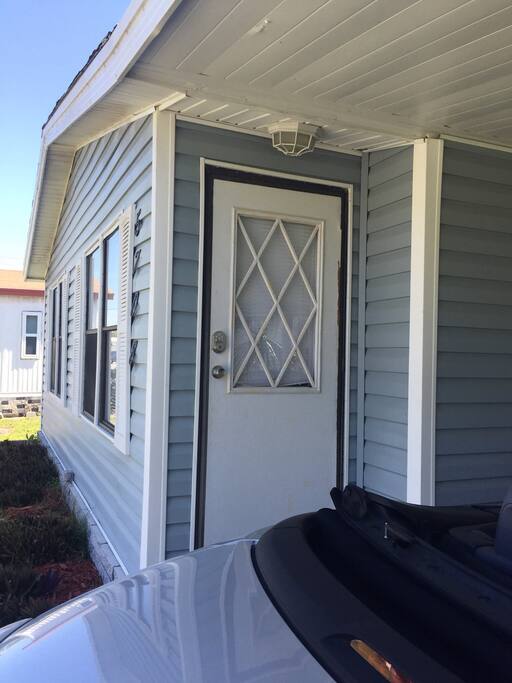 Main entrance with keyless code