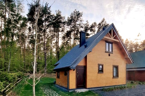 Cozy and comfortable cottage in Kopalino for 6 people.