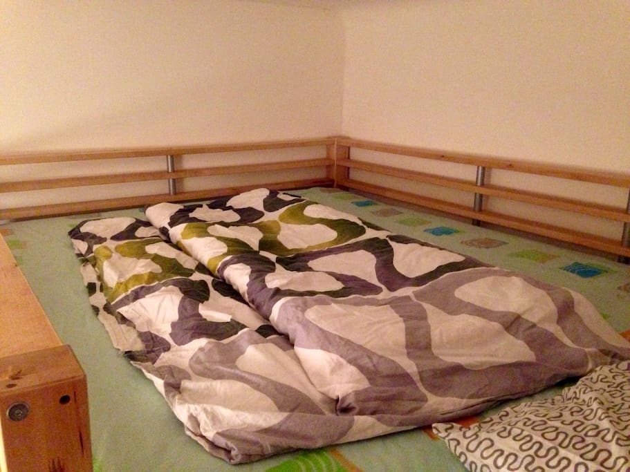 your bed!
