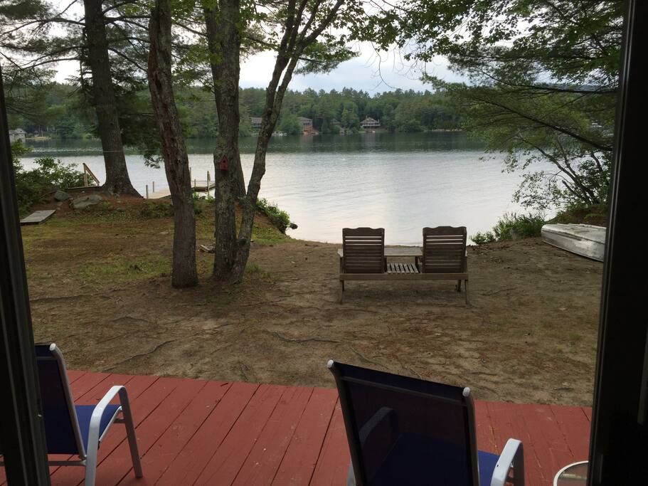 View from deck to water