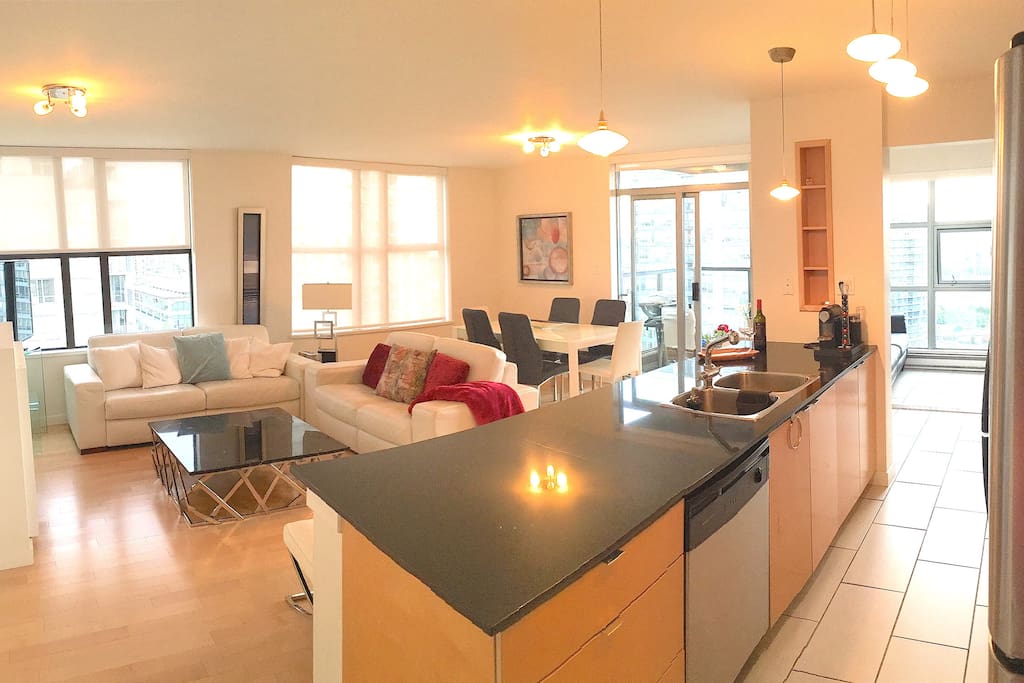 Open kitchen concept