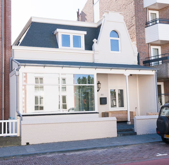 Front of the house.