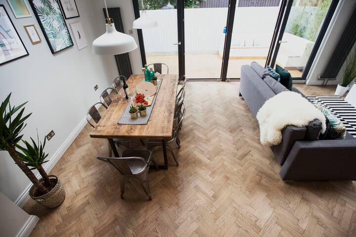 Scandi style open plan living