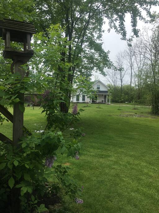 Tucked back on our homestead with its own driveway the Carriage House allows for privacy, solitude, and contemplation.