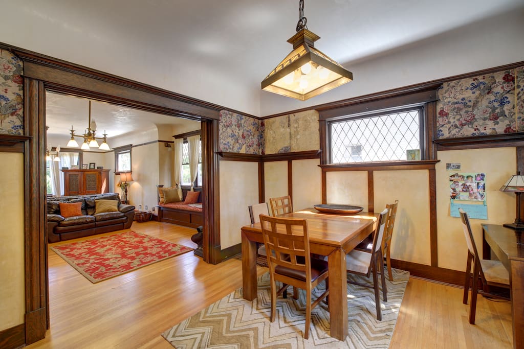 The dinning room