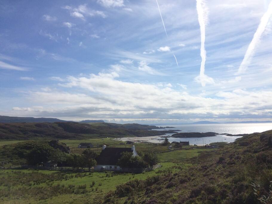 Ar-Dachaidh looking down to Uisken Beach