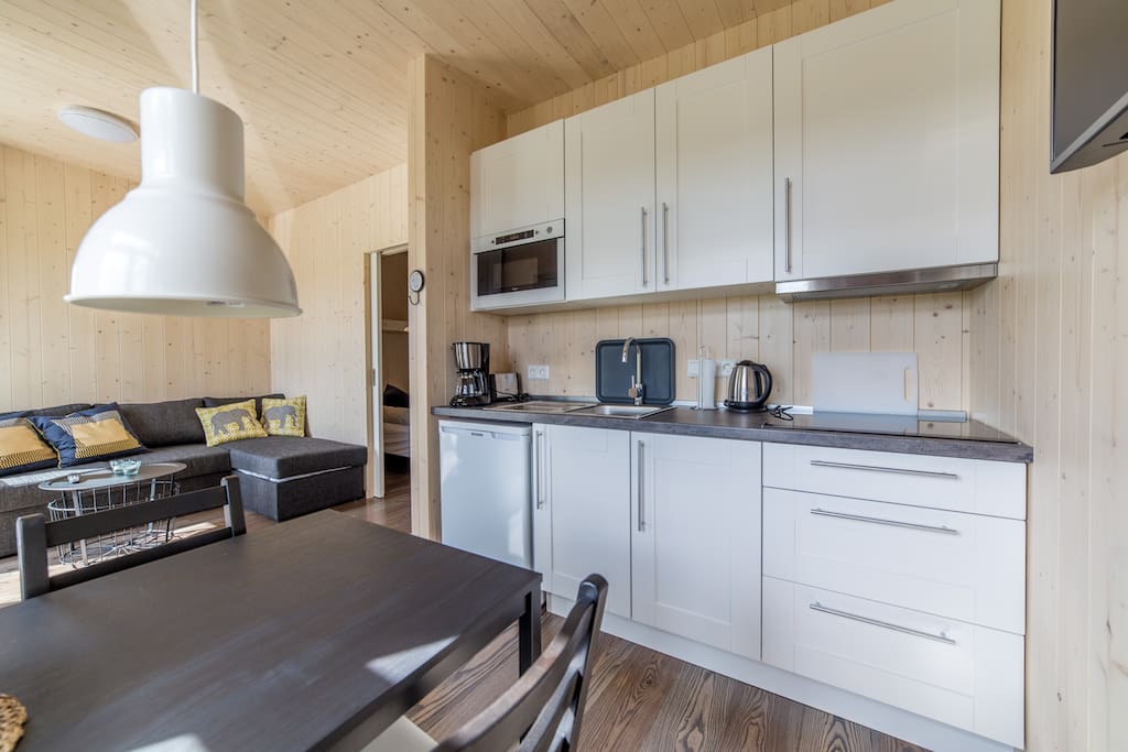Kitchen / dining. Kitchen is very well equipped, you should find everything you need.