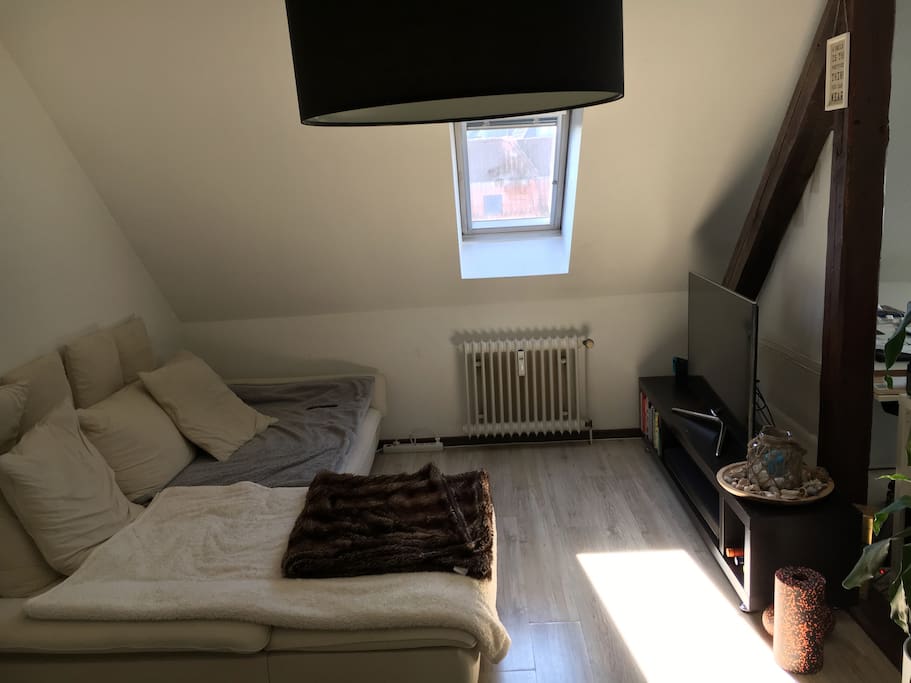 the lounge with a TV