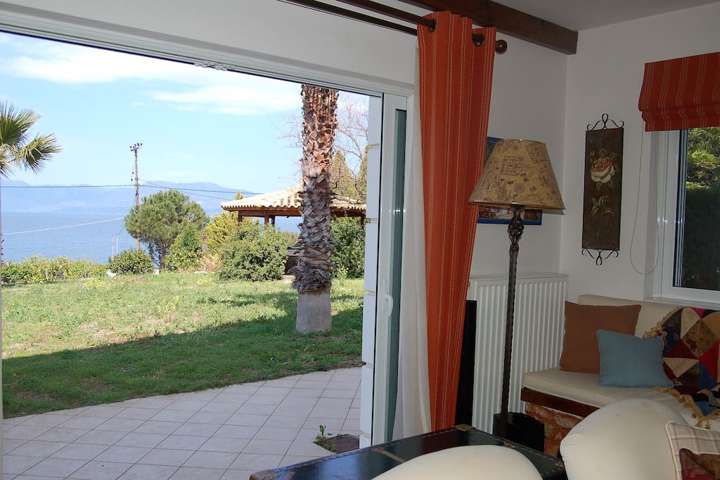 view from the living room
