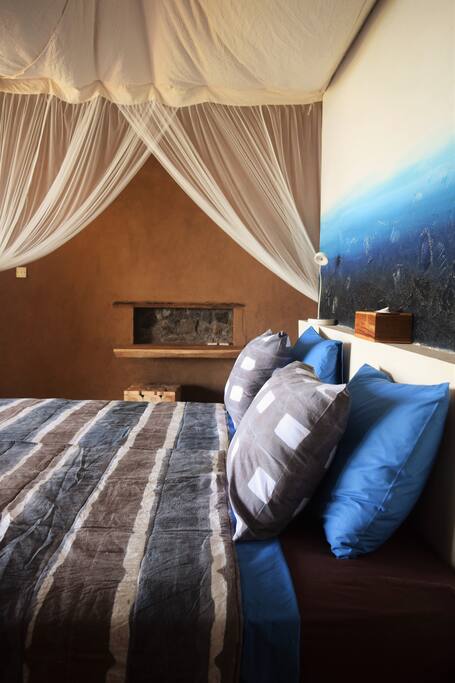 the bedroom