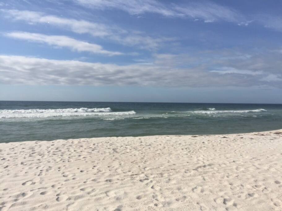 Our beach -- a 2 minute walk