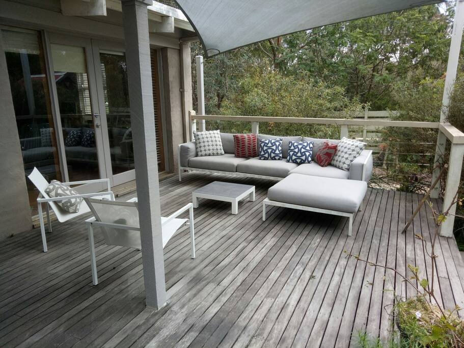 Outdoor seating area