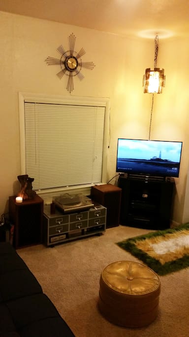Comes with TV!