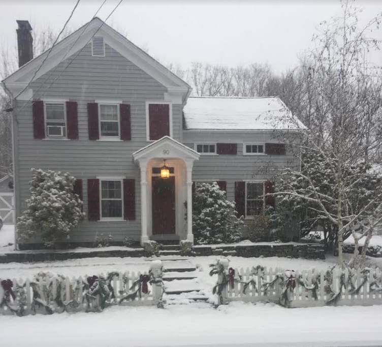 Main House First Snow