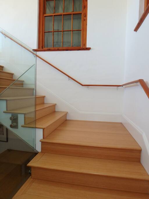 Stairs up to the apartment