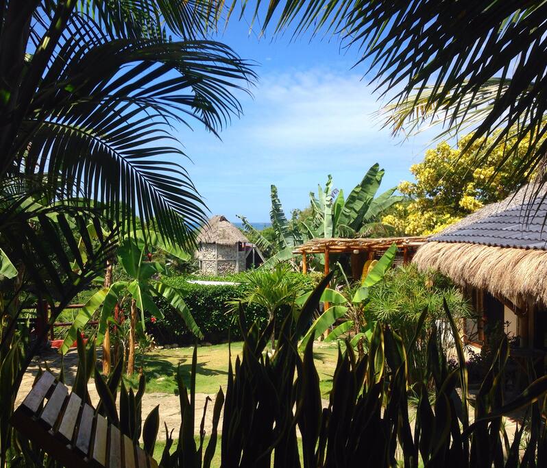 View from the double rooms