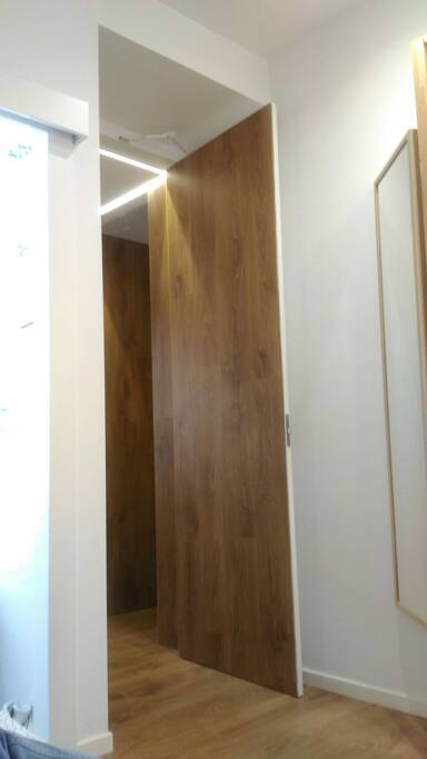 The entrance to your room