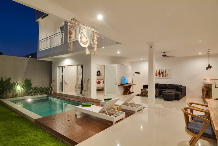 18min Walk To Seminyak Beach,3bdr Villa2 - Kuta