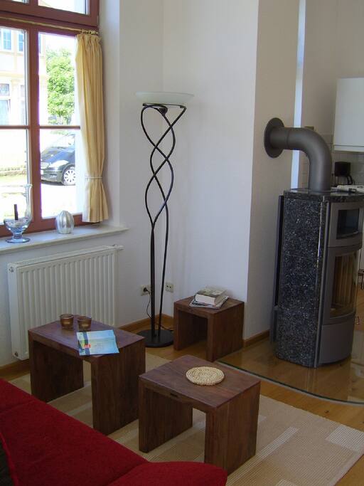 Couch und Kamin