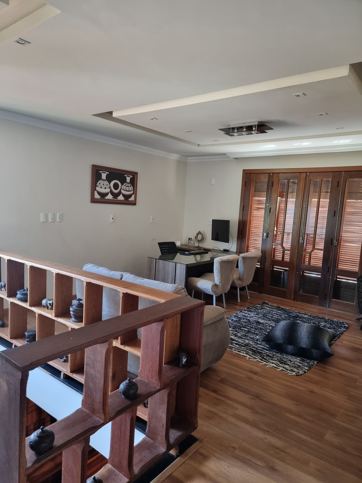 Oficina en casa en el segundo piso