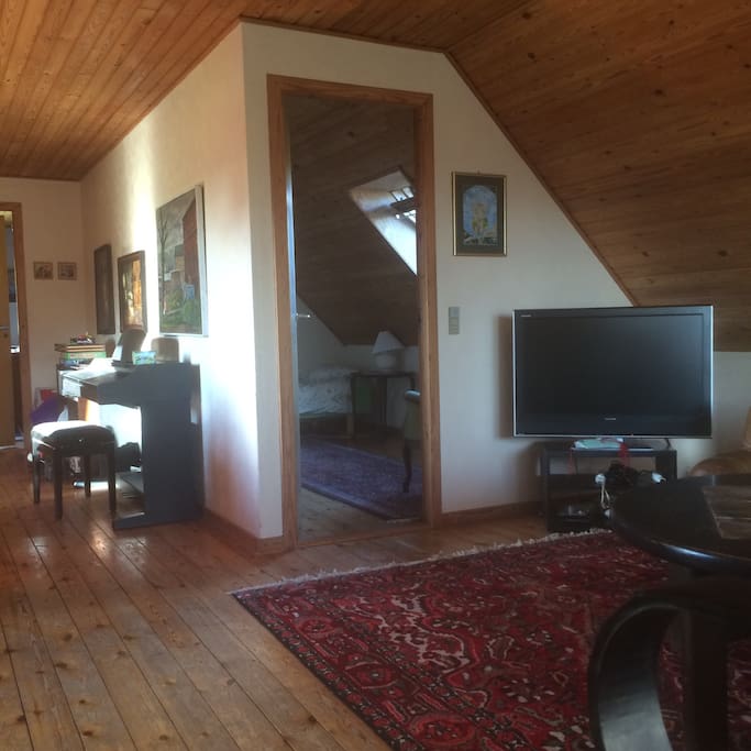 This is sitting room close to your room. If convenient you can study here...