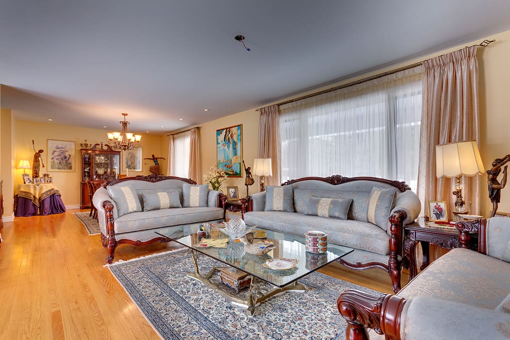 Luxuriously furnished Formal Living Room