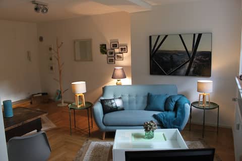 Schönes Appartement mit Gartenblick