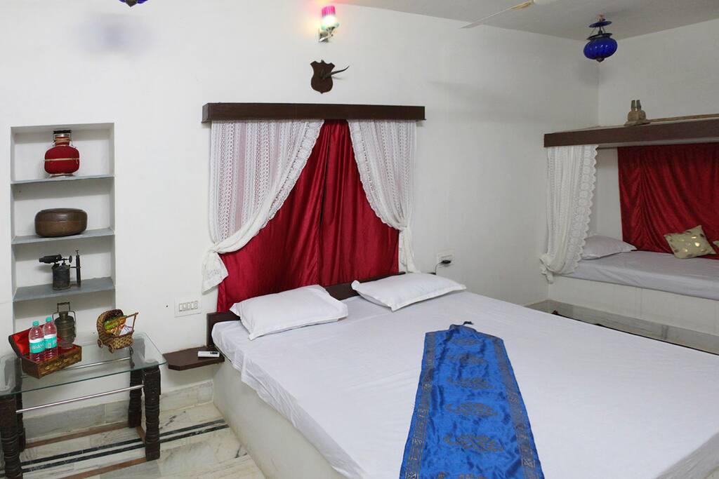 The room is well furnished for a comfortable Farm holiday.