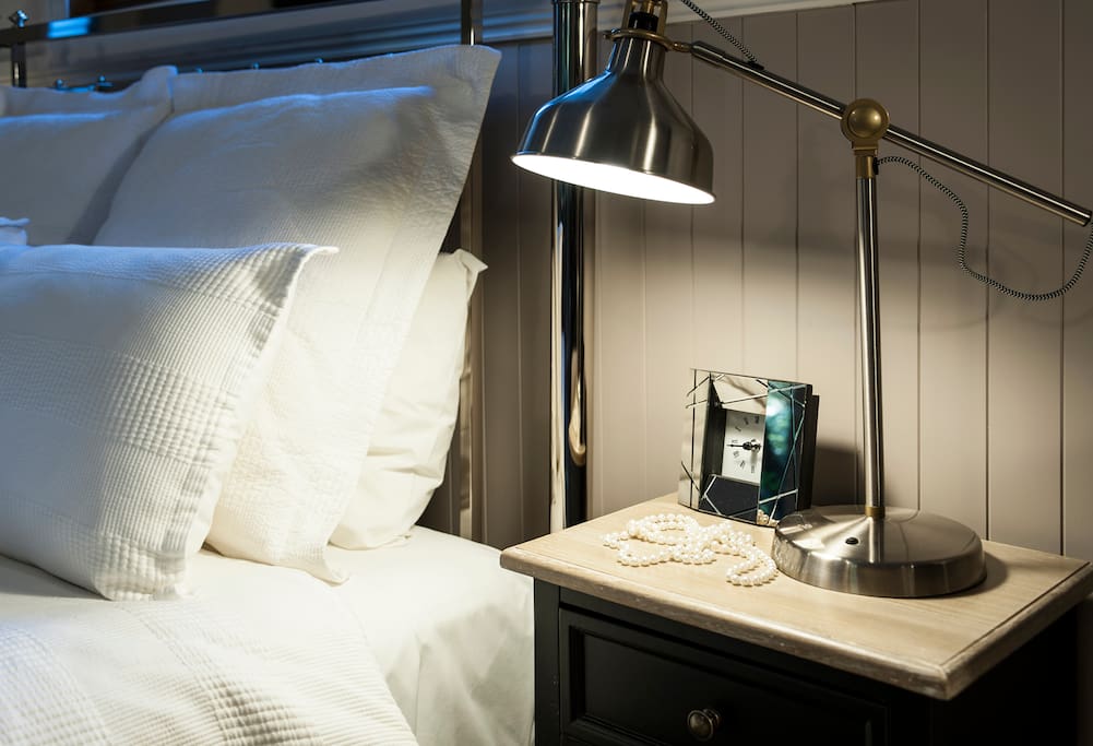 Luxurious bedding and accessories.