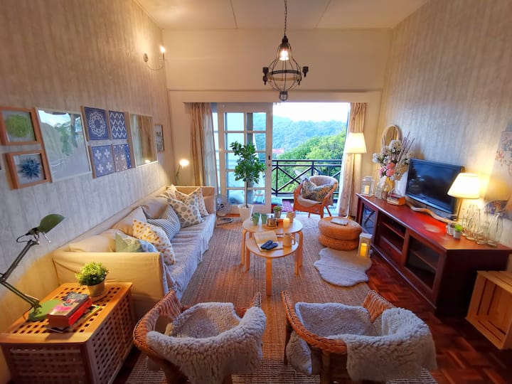 Living room in The Fairy Cottage