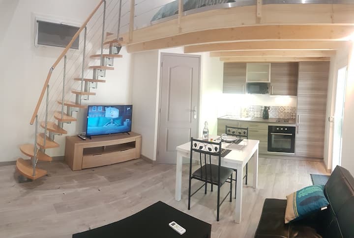 Appart Au Calme Avec Mezzanine Et Parking Gratuit. - Plan-de-Cuques