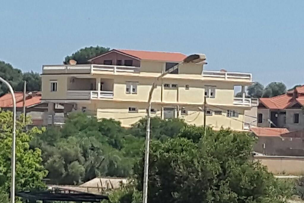Vue générale des deux appartements "ROMANA" et "BELLE VUE".
